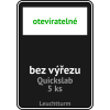 quickslab bez vyrezu opakovane oteviratelny slab na mince obdelnikova mincovni kapsle leuchtturm 346466 lighthouse